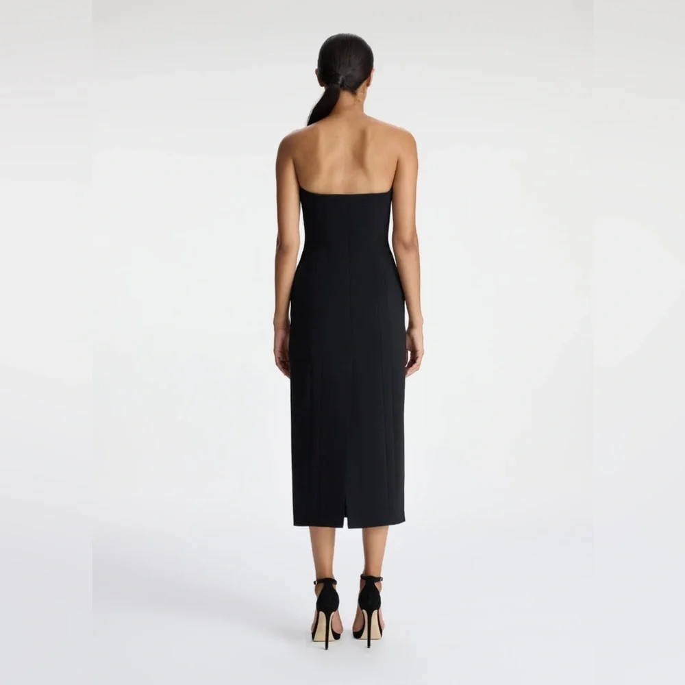 A.L.C. Elizabeth Strapless Midi Dress - Picture 3 of 12
